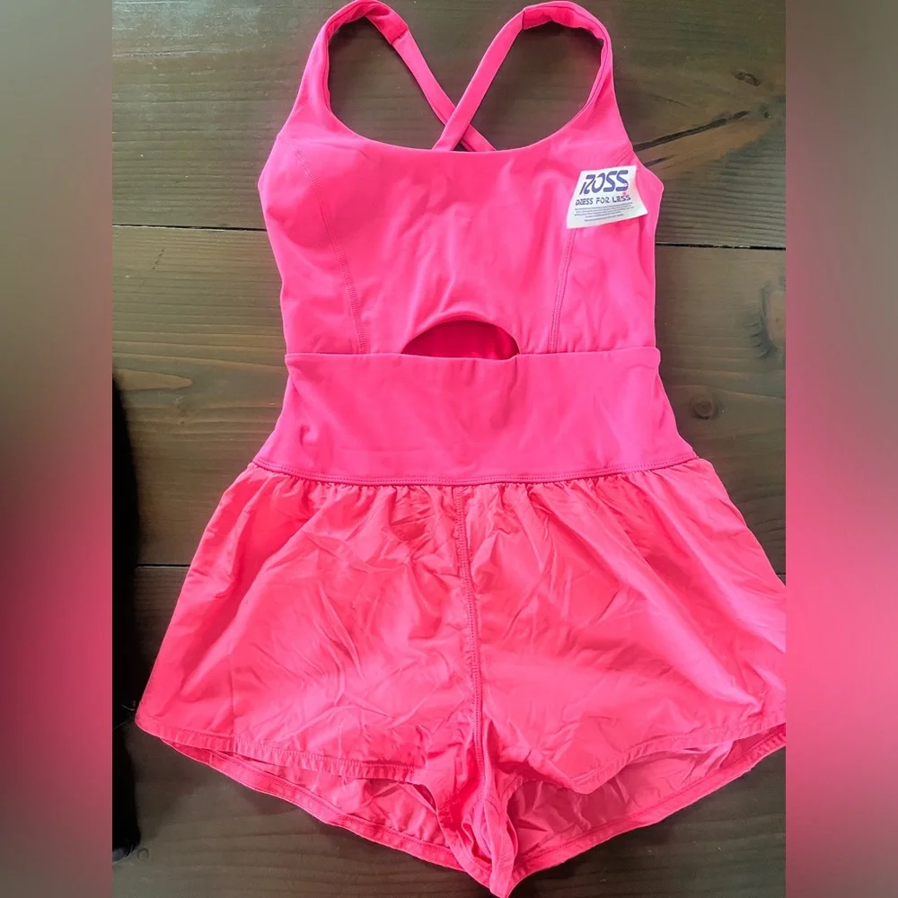 NWT Free People FP Movement Righteous Runsie Size XS and S in Electric Sunset - Picture 3 of 8